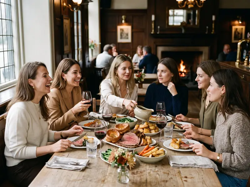 Санди-роуст в пабе 🍖, встреча WCL London для русскоязычных женщин